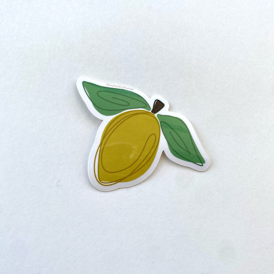 Artsy Lemon Sticker
