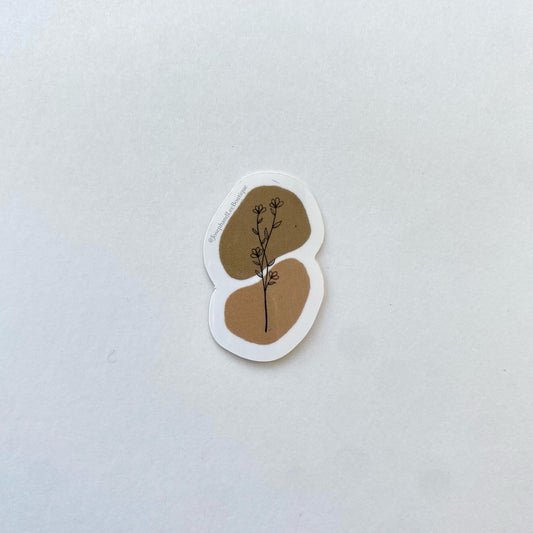 Boho Floral Sticker