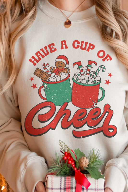 Cup of Cheer Graphic Sweatshirt