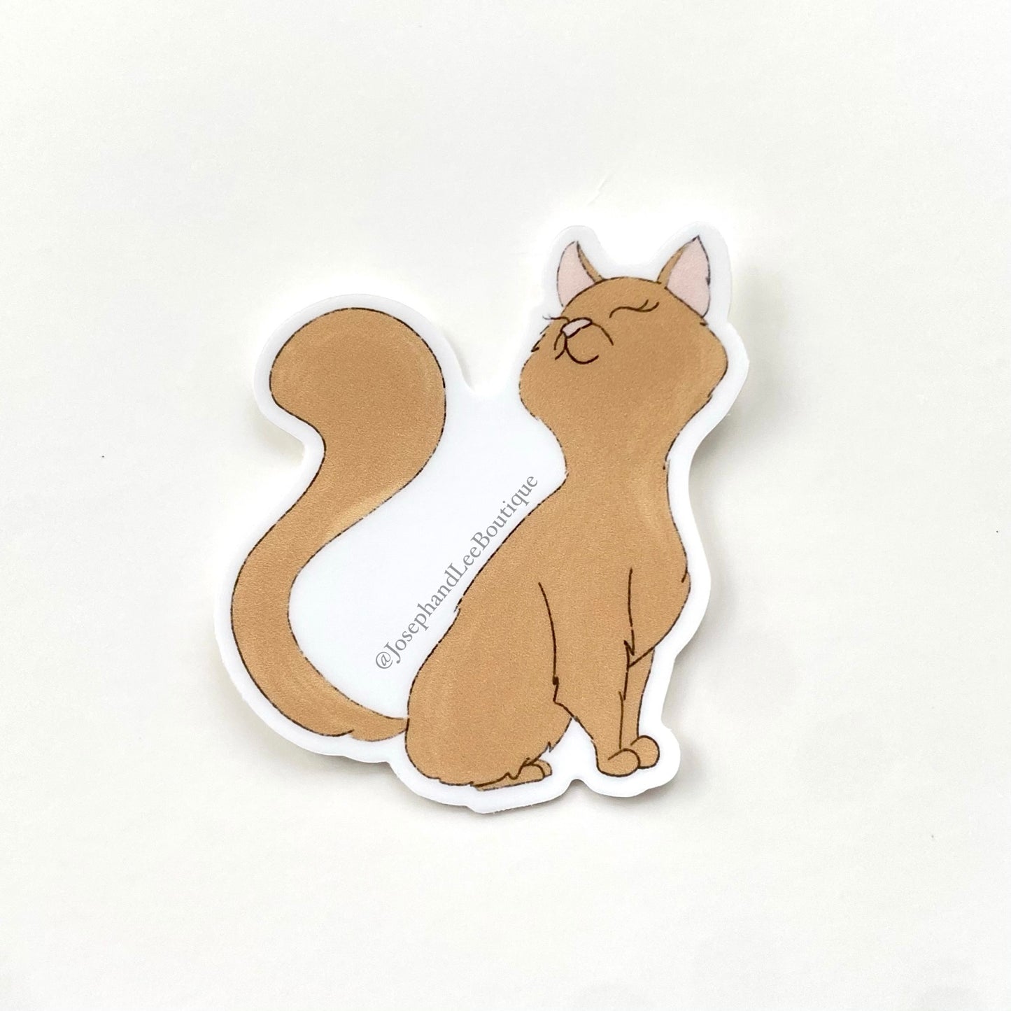 Fluffy Cat Sticker
